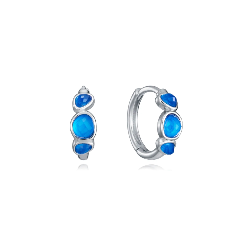 Pendientes Viceroy y ágata azul 2372E000-43