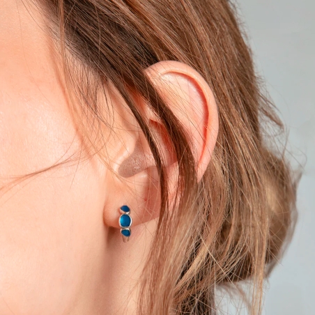 Pendientes Viceroy y ágata azul 2372E000-43