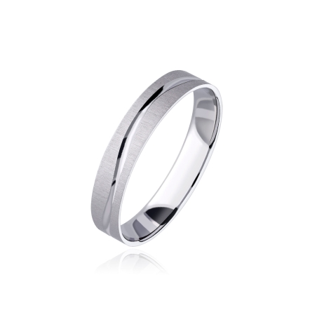 ALIANZA "NEXO" ORO BLANCO 18K 3100277