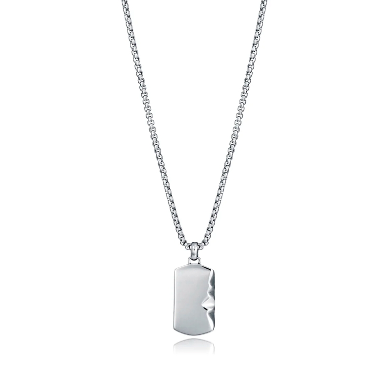 Collar Viceroy acero y placa 14390C01000