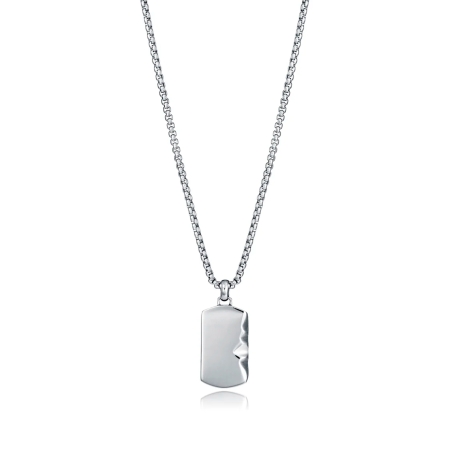 Collar Viceroy acero y placa 14390C01000