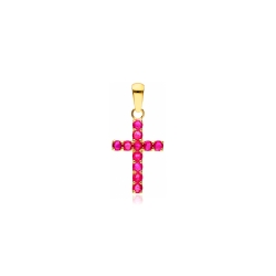 Colgante oro 18k y rubíes "Hammet"