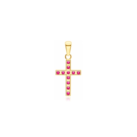 Colgante oro 18k y rubíes "Hammet"