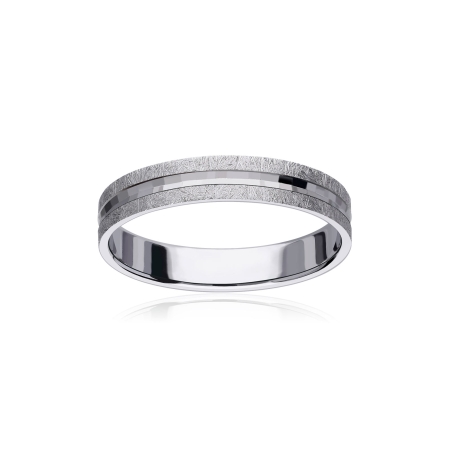 ALIANZA "NEXO" ORO BLANCO 18K 3100026