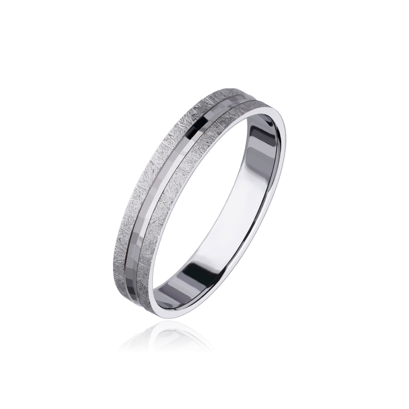 ALIANZA "NEXO" ORO BLANCO 18K 3100026
