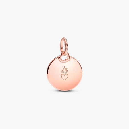 Colgante Pandora etiqueta redonda grabable 388610C00