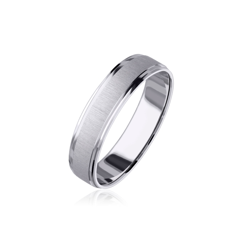 ALIANZA "NEXO" ORO BLANCO 18K 3100040