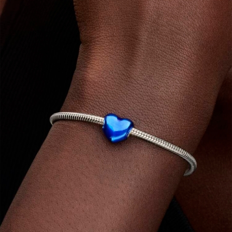 Charm Pandora corazón azul 793337C05