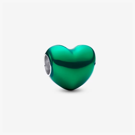 Charm Pandora corazón verde 793337C07