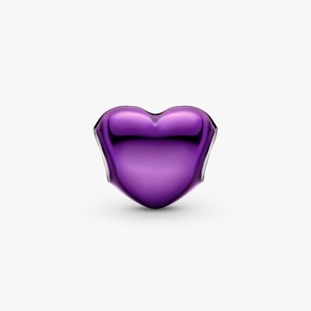 Charm Pandora corazón morado 793337C01