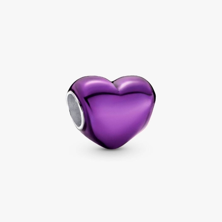 Charm Pandora corazón morado 793337C01