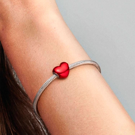 Charm Pandora corazón rojo 793337C02