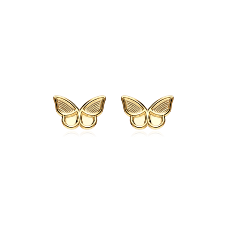Pendientes oro 9k mariposas "Isabelina"