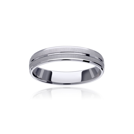 ALIANZA "NEXO" ORO BLANCO 18K 3100068