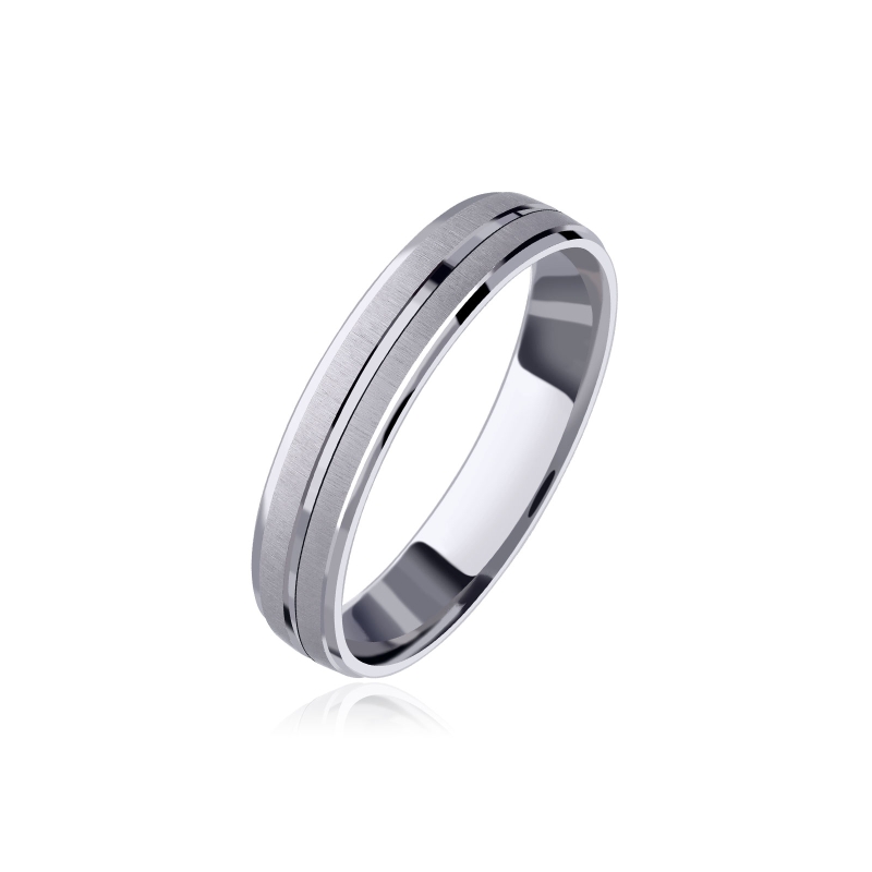 ALIANZA "NEXO" ORO BLANCO 18K 3100068