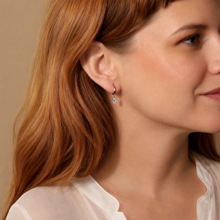 Pendientes oro 9k y circonitas "Amelie"