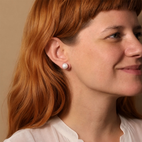 Pendientes Plata primera ley 9.5mm "Petra"