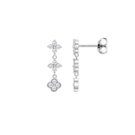 Pendientes Lotus Silver LP3889-4/1
