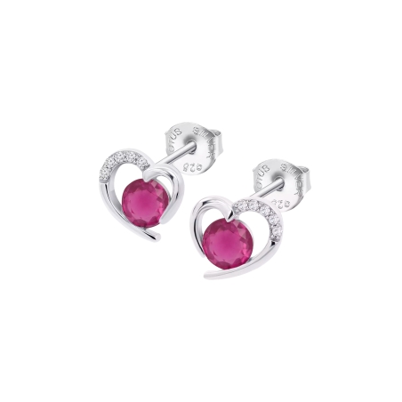 Pendientes Lotus Silver corazón LP3106-4/7