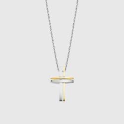 Collar Lotus Style cruz hombre LS1984-1/2