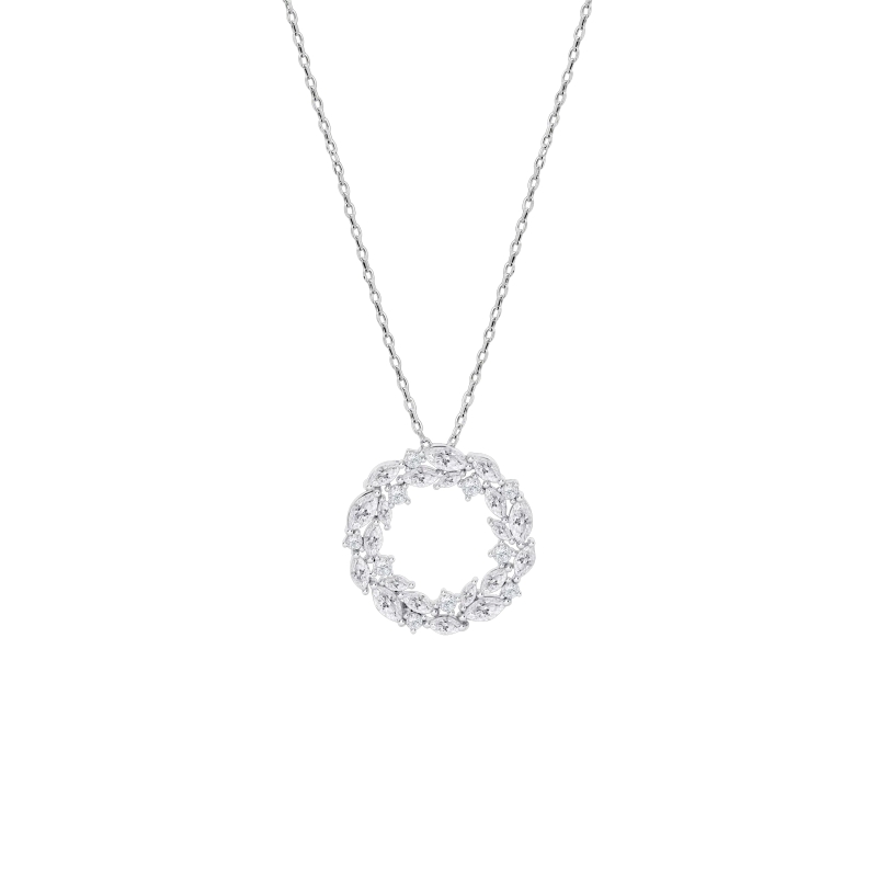 Collar Lotus Silver círculo LP3884-1/1