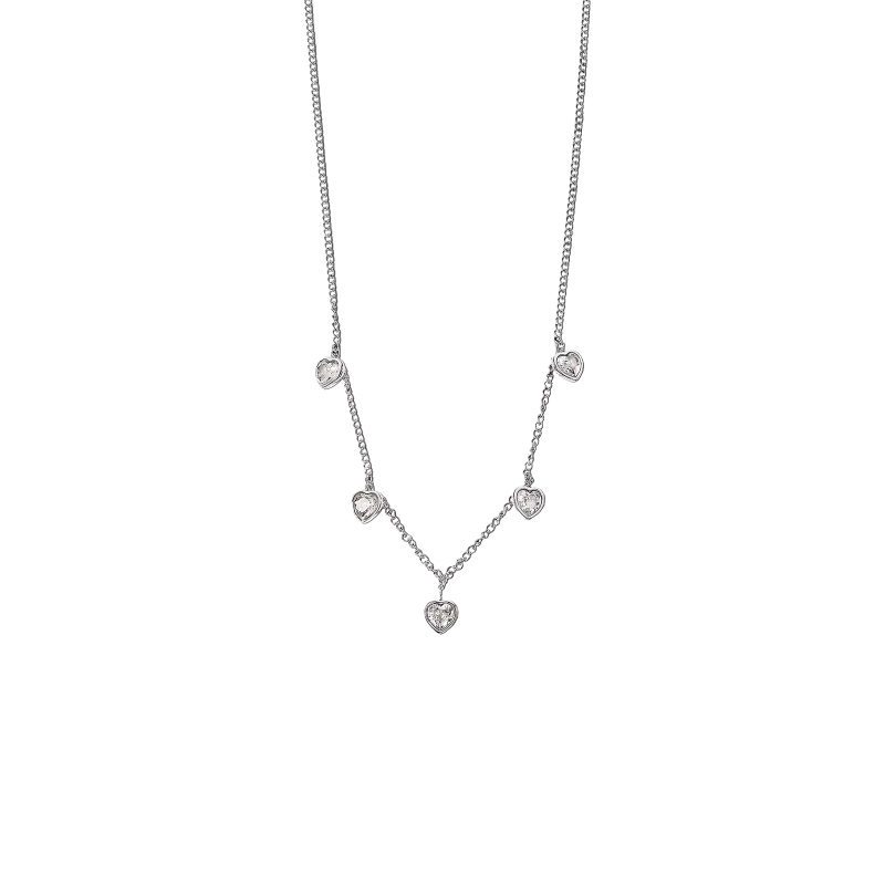 Collar Lotus Silver corazones LS2555-1/1