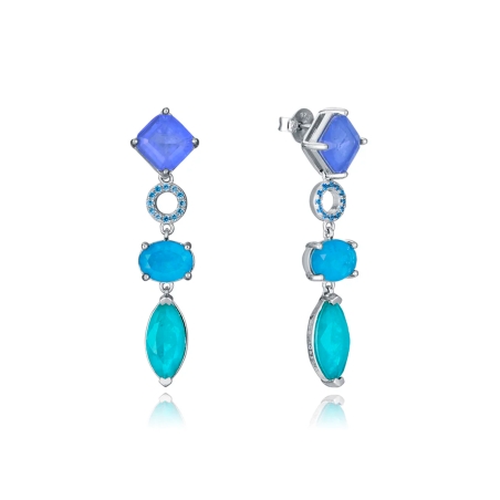 Pendientes Viceroy y circonitas azules 2306E000-59
