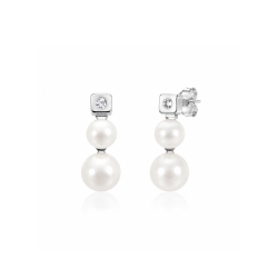 Pendientes Viceroy Plata circonitas y perlas 1215E000-60