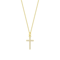 Collar Lotus Silver cruz LP3066-1/2
