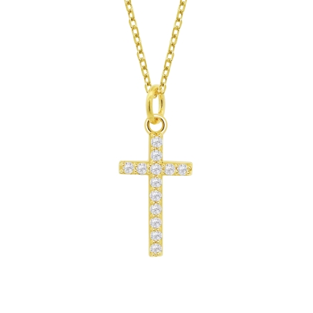 Collar Lotus Silver cruz LP3066-1/2