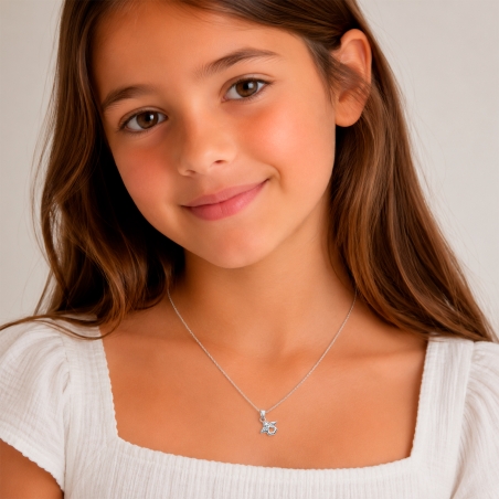 Collar Viceroy plata y circonita ángel 7038C000-30