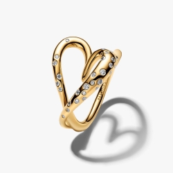 Anillo Pandora Corazón orgánico 164675c01