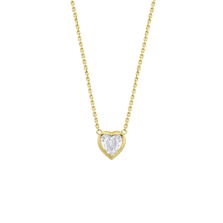 Collar Lotus Silver corazón LP2000-1/2