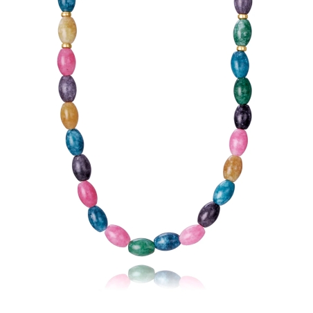 Collar Viceroy plata y gemas naturales 13252C100-49