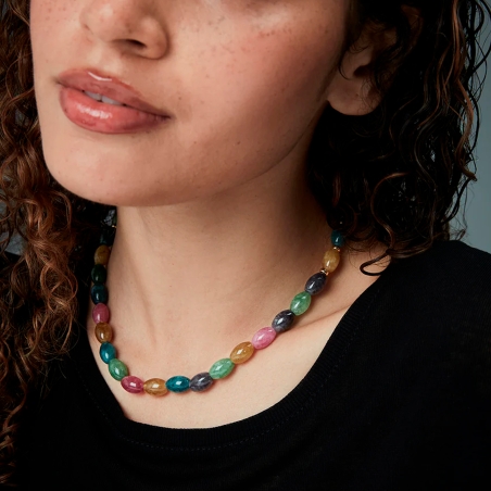 Collar Viceroy plata y gemas naturales 13252C100-49