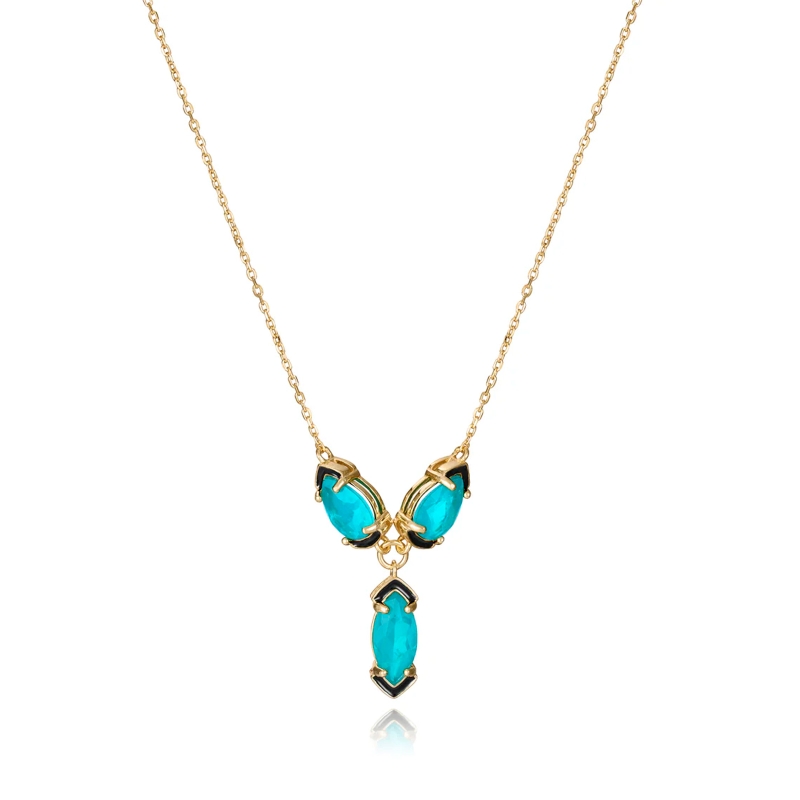 Collar Viceroy plata y gemas azules 2304C100-52
