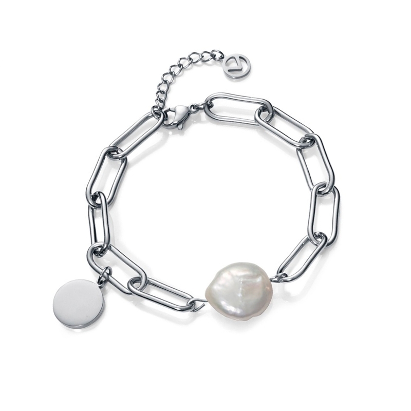 Pulsera Viceroy placa y perla 1317P01000