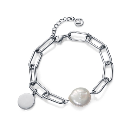 Pulsera Viceroy placa y perla 1317P01000