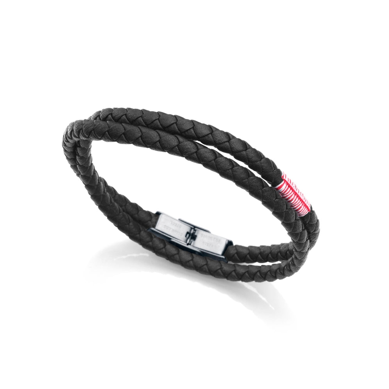 Pulsera Viceroy acero y piel 1383P01010