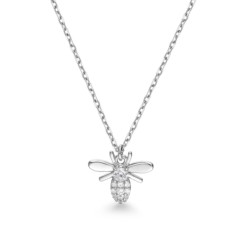 Collar Itemporality Plata Abeja SNL-101-199-UU