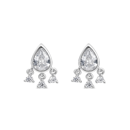 Pendientes Itemporality Plata Gotas SEA-101-456-UU