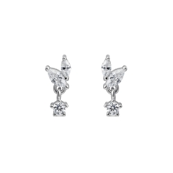 Pendientes Itemporality Plata Hojas SEA-101-458-UU