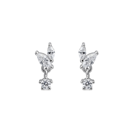 Pendientes Itemporality Plata Hojas SEA-101-458-UU