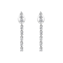 Pendientes Itemporality Plata Cascada SEA-101-459-UU