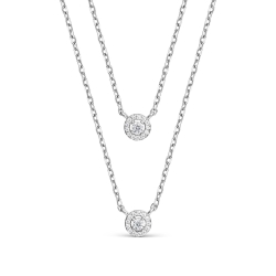 Collar Itemporality Plata Círculos SNL-101-207-UU