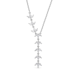 Collar Itemporality Plata Hojas SNL-101-209-UU