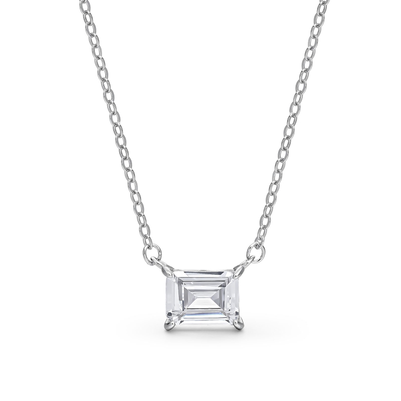Collar Itemporality Plata Baguette SNL-101-213-UU