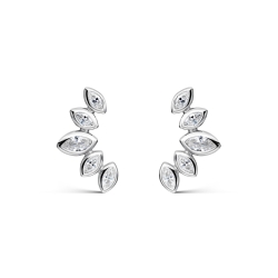 Pendientes Itemporality Plata Flora SEA-101-454-UU