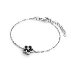 Pulsera Itemporality Plata Flor SBR-102-120-UU