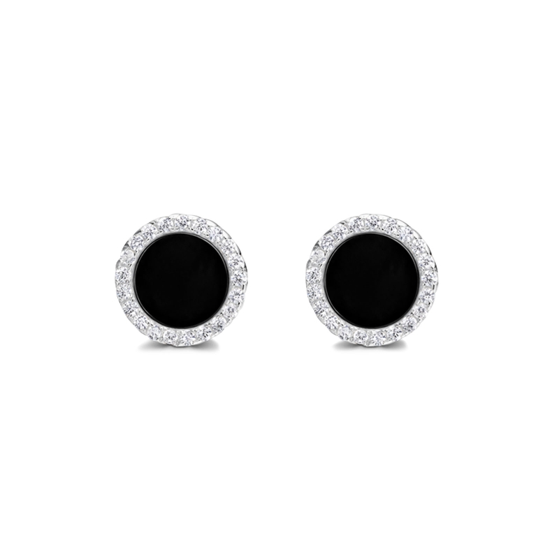 Pendientes Itemporality Plata Círculo SEA-102-433-UU